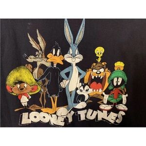 Looney‎ Tunes blue t shirt mens Sz 5XLT